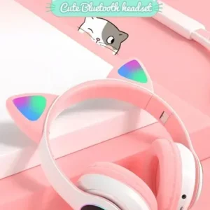 AURICULAR VINCHA BLUETOOTH CAT23M CON OREJITAS RGB
