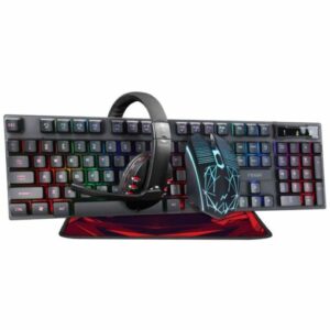 KIT TECLADO + MOUSE + PAD + VINCHA GAMER NKB-407