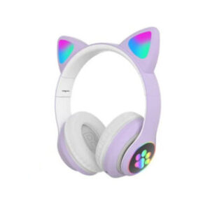 AURICULAR VINCHA BLUETOOTH CAT23M CON OREJITAS RGB