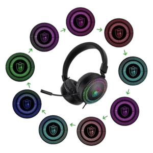 AURICULAR VINCHA GAMER RGB