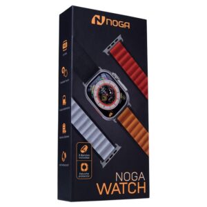 SMARTWATCH NOGA + 3 MALLAS + TEMPLADO + FUNDA
