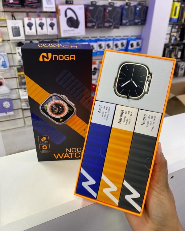 SMARTWATCH NOGA +3 MALLAS + TEMPLADO+ FUNDA
