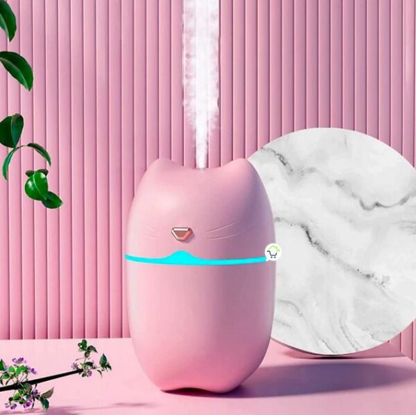 HUMIDIFICADOR VAPORIZADOR ULTRASÓNICO DE GATITO